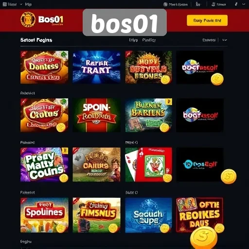 Berbagai Jenis Permainan yang Tersedia di Bos01